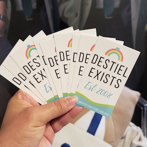 Destiel Exists Business Card - Glossy