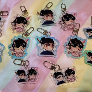 Painter of the Night Seungho & Na-kyum Holo Iridescent Keychains
