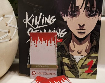 Killing Stalking 3 Inches Card Bookmark Oh Sangwoo Yoon Bum Book Clip  Pagination Mark Sangwoo X Bum BL Manwha Cards Collection