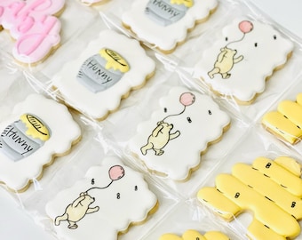 Baby Bear Theme Cookies - Baby Shower Cookies