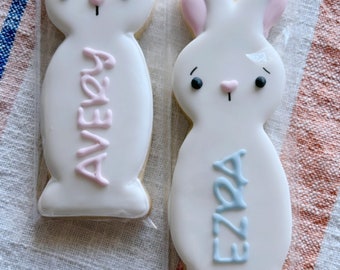 Happy Easter Bunny Cookie - Easter Cookie Box