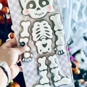 Halloween Cookie Box - Halloween Skelton Cookie