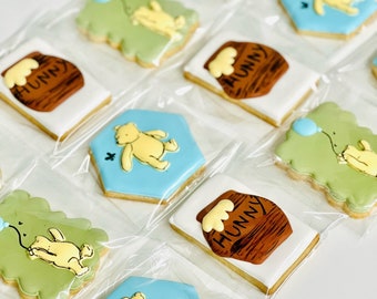 Baby Bear Theme Cookies - Baby Shower Cookies