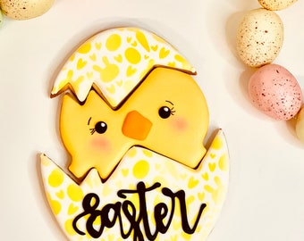 Easter Three Piece Chick Cookie Set - Easter Chick Cookie Box