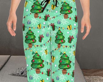 Christmas Tree Pajamas for Kids and Adults, Cute Holiday Sleepwear Set, Matching Family Christmas PJs, Winter Gift, Festive Loungewear