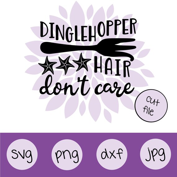 Dinglehopper Hair / Little Mermaid / Mermaid / Cut Files / SVG - Etsy