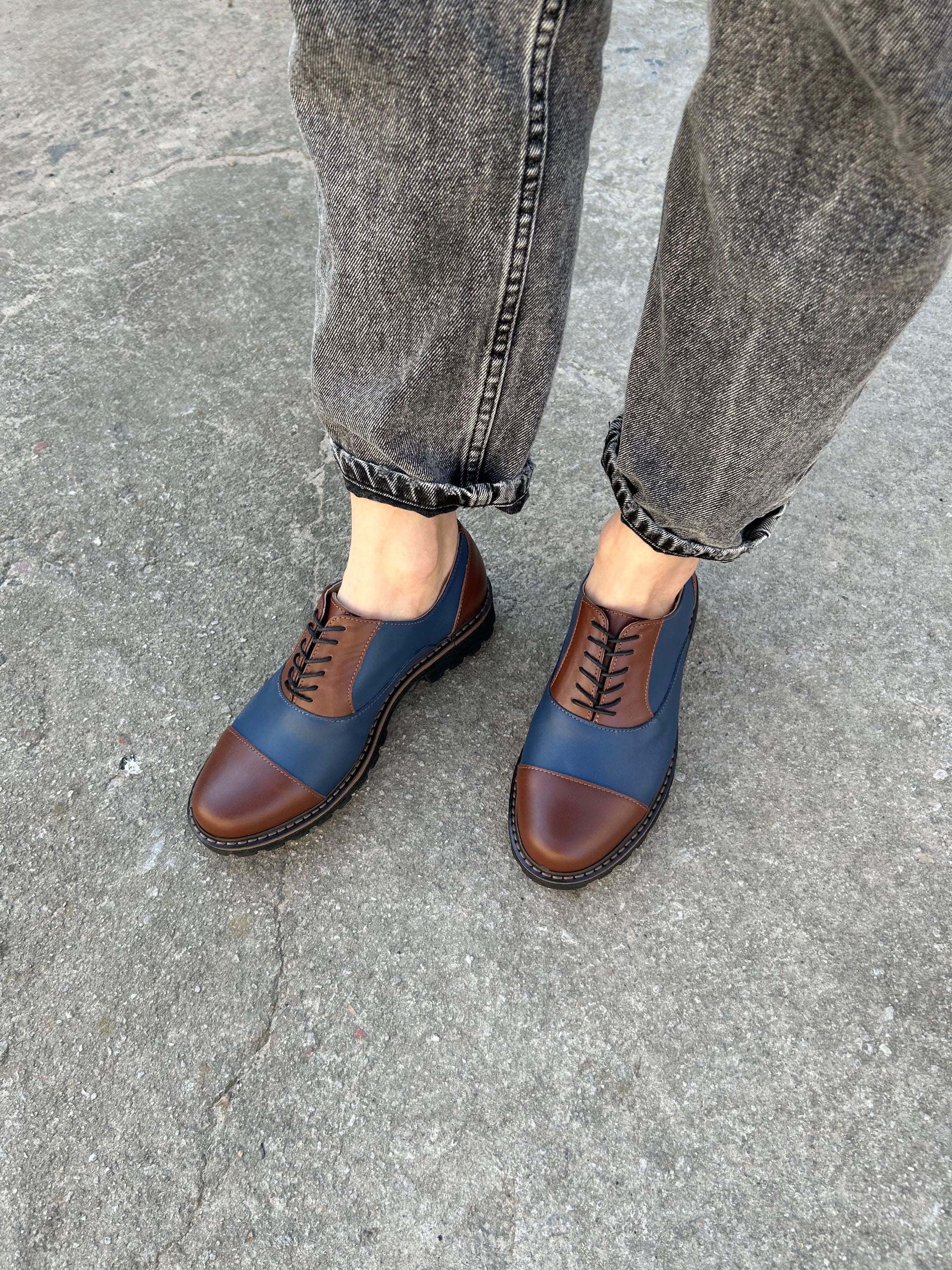ローファー・オックスフォード CAR SHOE Women Laced up Shoes KDD006 F 024 E1D F0008 BLUE 23842016_53795973_600.jpg