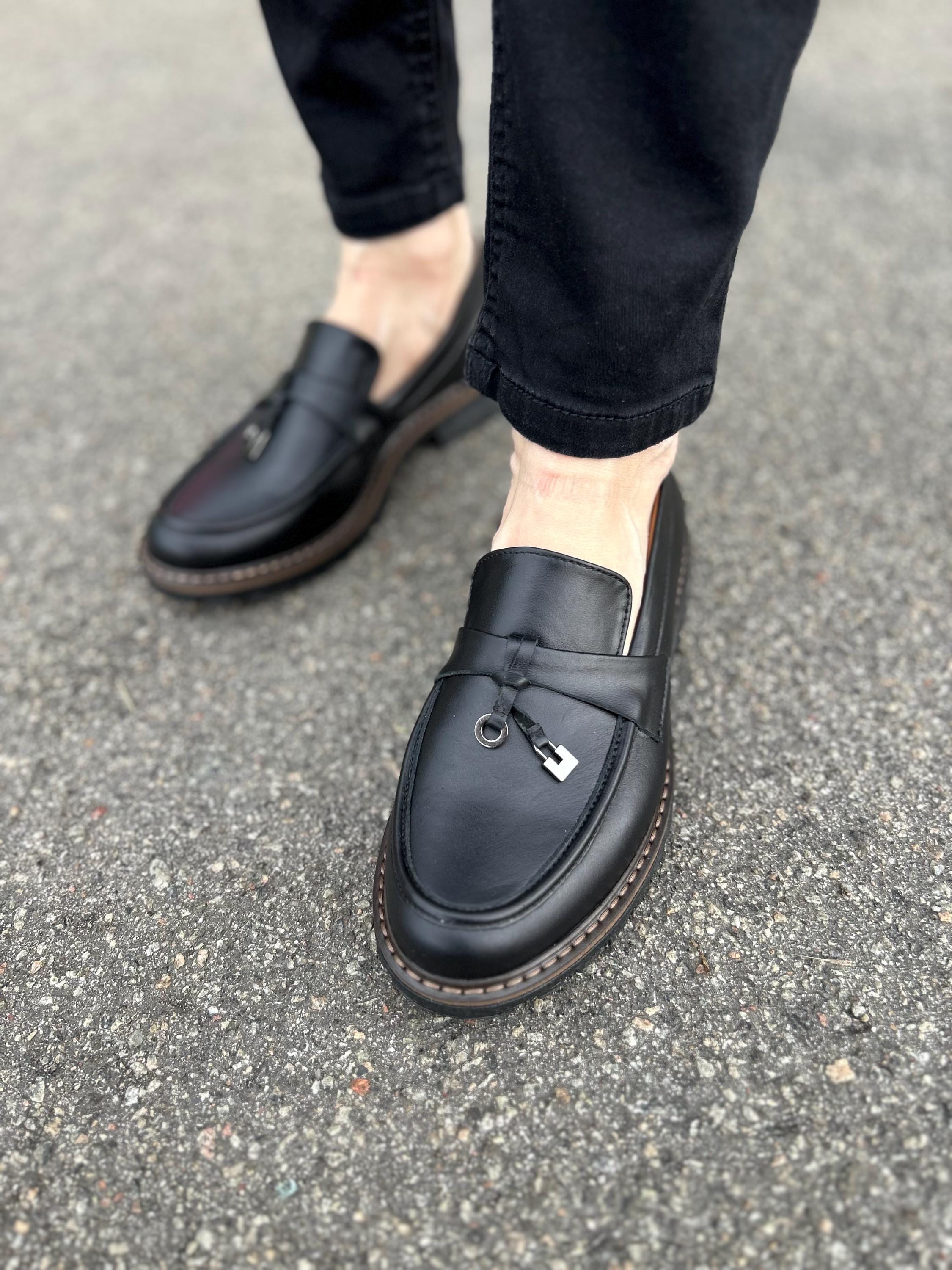 OHOTORO Flat Loafers black ローファー サンダル 黒 OHOTORO Flat