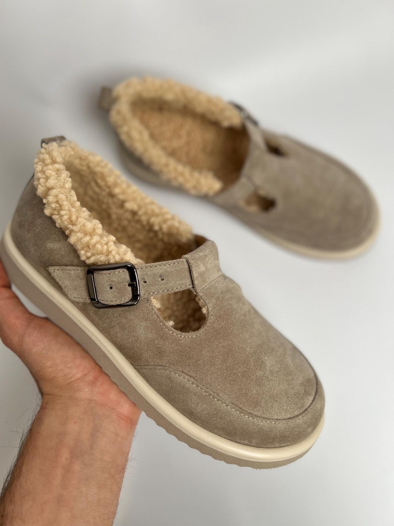 cozy shoes, fluffy shoes, warm mary janes