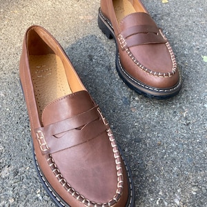 brown loafers, women shoes, women loafers, brown loaf