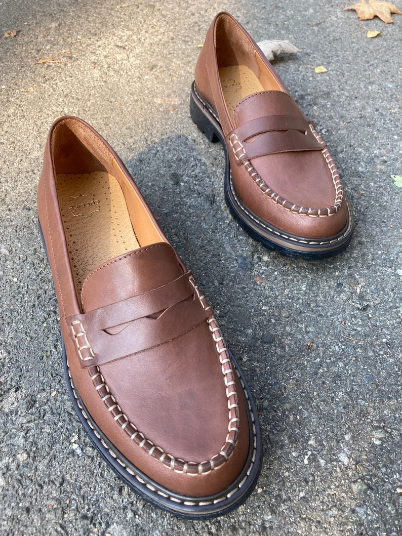 brown loafers, women shoes, women loafers, brown loaf