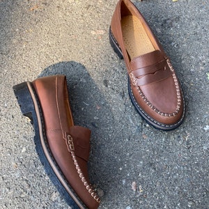 brown loafers, women shoes, women loafers, brown loaf