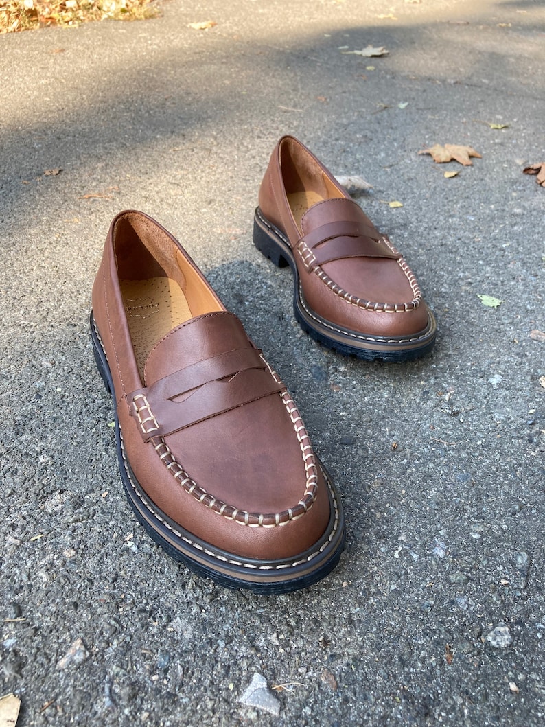 brown loafers, women shoes, women loafers, brown loaf