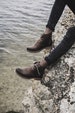 Women Desert brown leather handmade boots, fall boots 