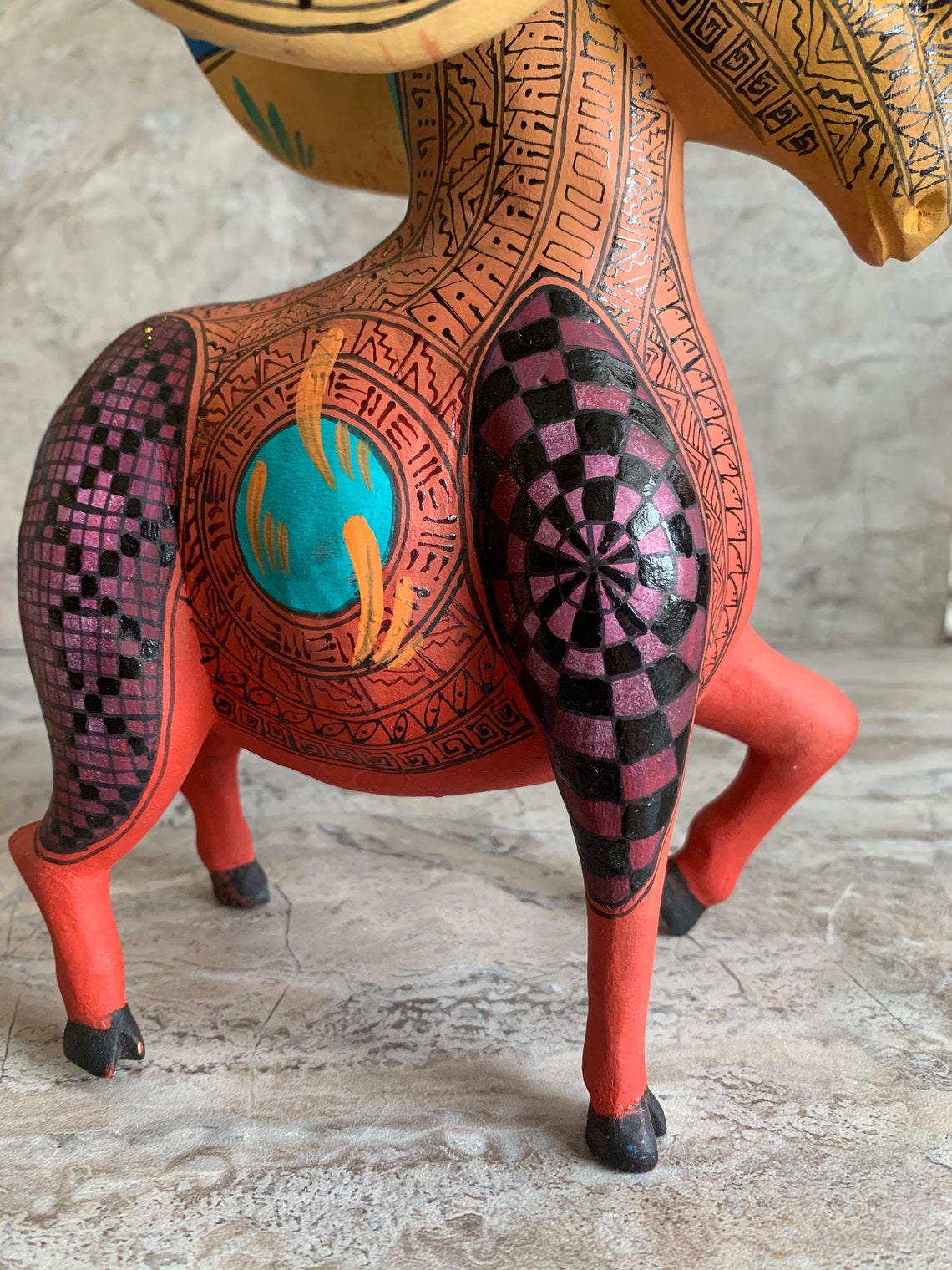 Alebrije de Oaxaca Zapotec Ram Firmado por artista Arte Etsy