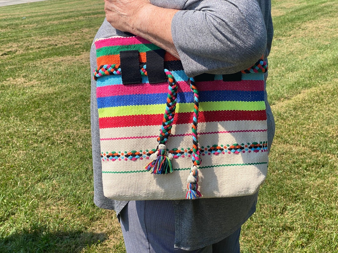 Zapotec Bag Colorful Handwoven Purse Mexican Shoulder Bag Oaxaca