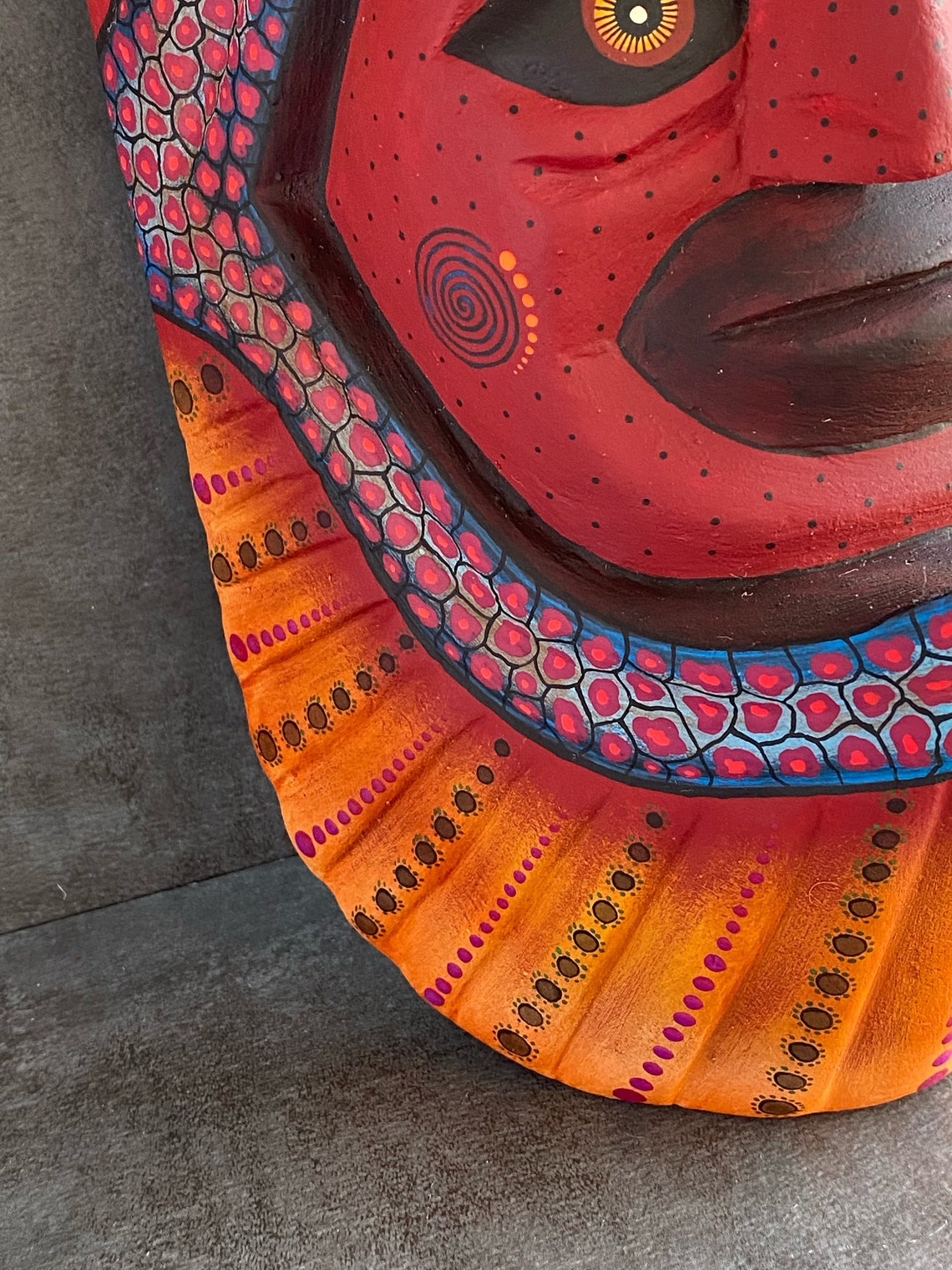 Zapotec Nahual Toná Mask Mexican Shape Shifter Folklore Etsy