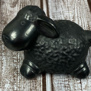 Zapotec Barro Negro Sheep - Oaxaca Black Clay Borrego - Oaxaca Pottery - Ceramic -  Birthday Gift - Gift - Handmade