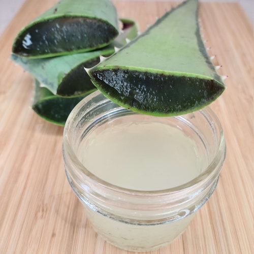 8 0z Organic Pure Aloe Vera Gel Vegan Skin Care Scalp Health Antioxidants