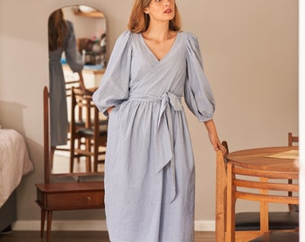 Newquay Wrap Dress PDF Pattern