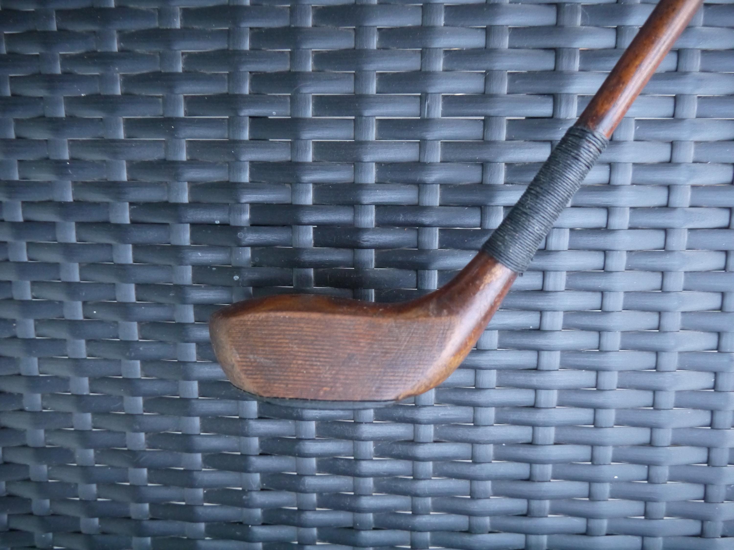 Putter Ancien W.E. Harness #33 – Manche Bois Long Hosel – Shaft Acier – 34 Pouces