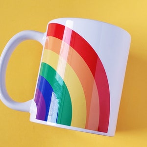 Rainbow Mug - Gay Pride Mug, Rainbow Mug, LGBTQ Mug, Queer Rainbow Mug