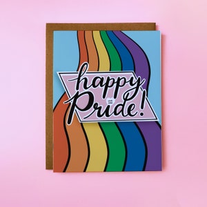 Tarjeta de feliz orgullo