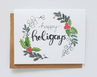 Cute LGBT Holiday Cards, Queer Holiday Cards - Happy HoliGays!