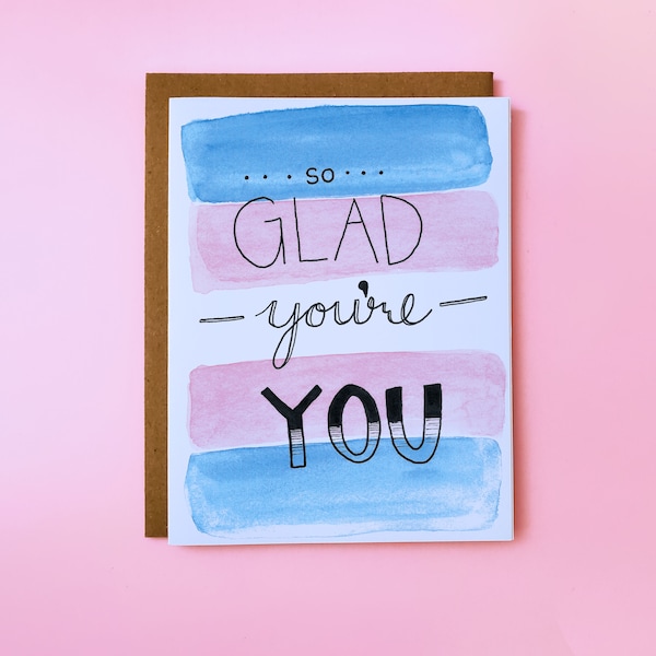 Trans Birthday Card - Etsy