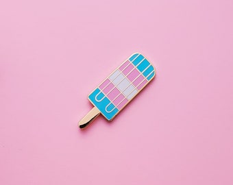 Pin de paleta trans, pin del Orgullo Trans, pin de esmalte queer, pin trans