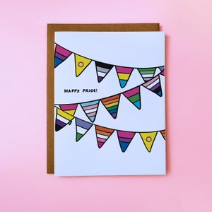 Tarjeta de pancarta de orgullo feliz