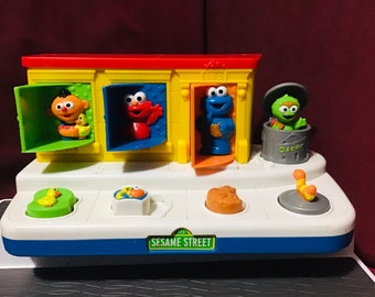 sesame street pop up toy