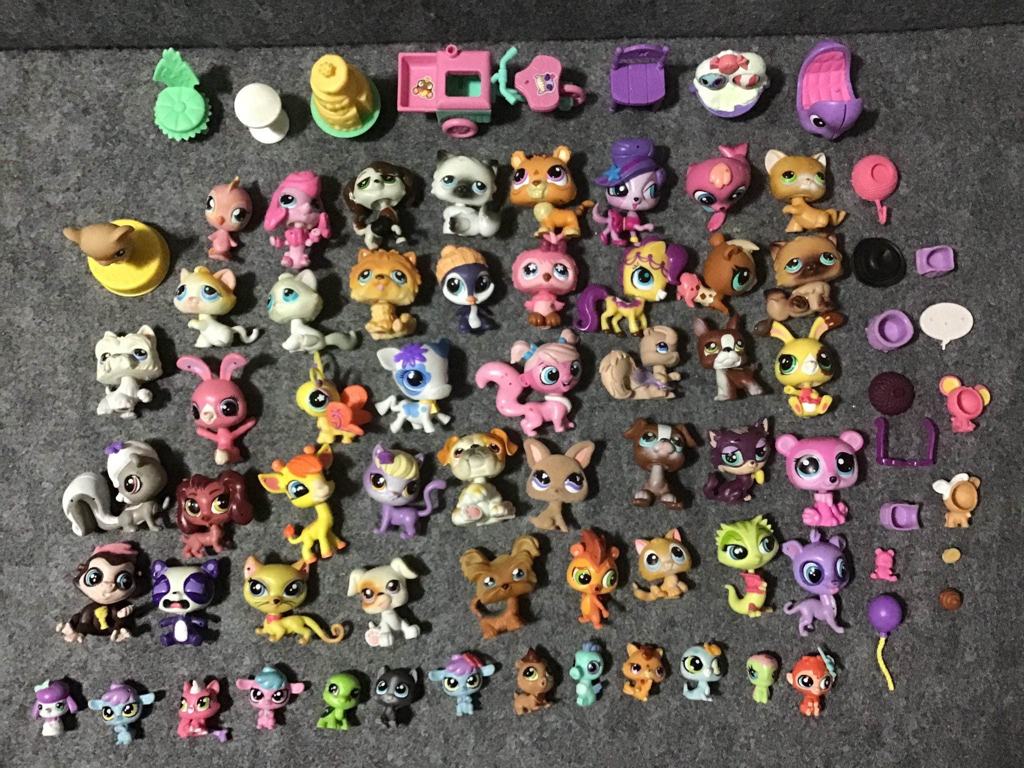 Littlest Little Pet Shop LPS Lot of 100+Including Assorted Pets &  Accessories