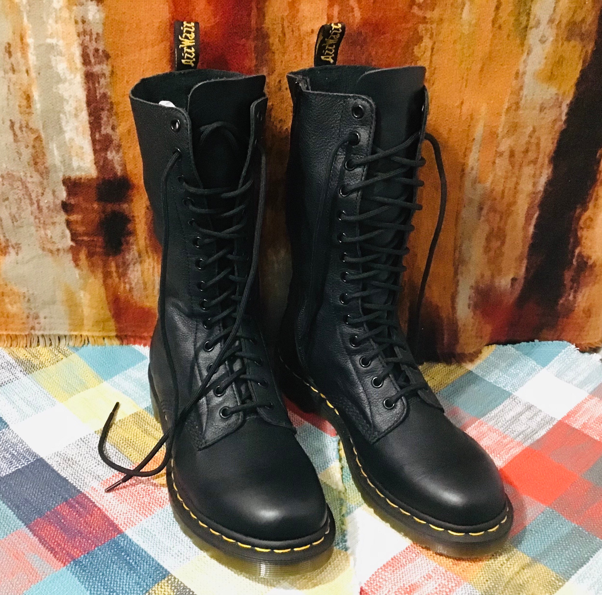 Dr. Martens 1B99 14-eye Zip Boot Size US 11 - Etsy Israel