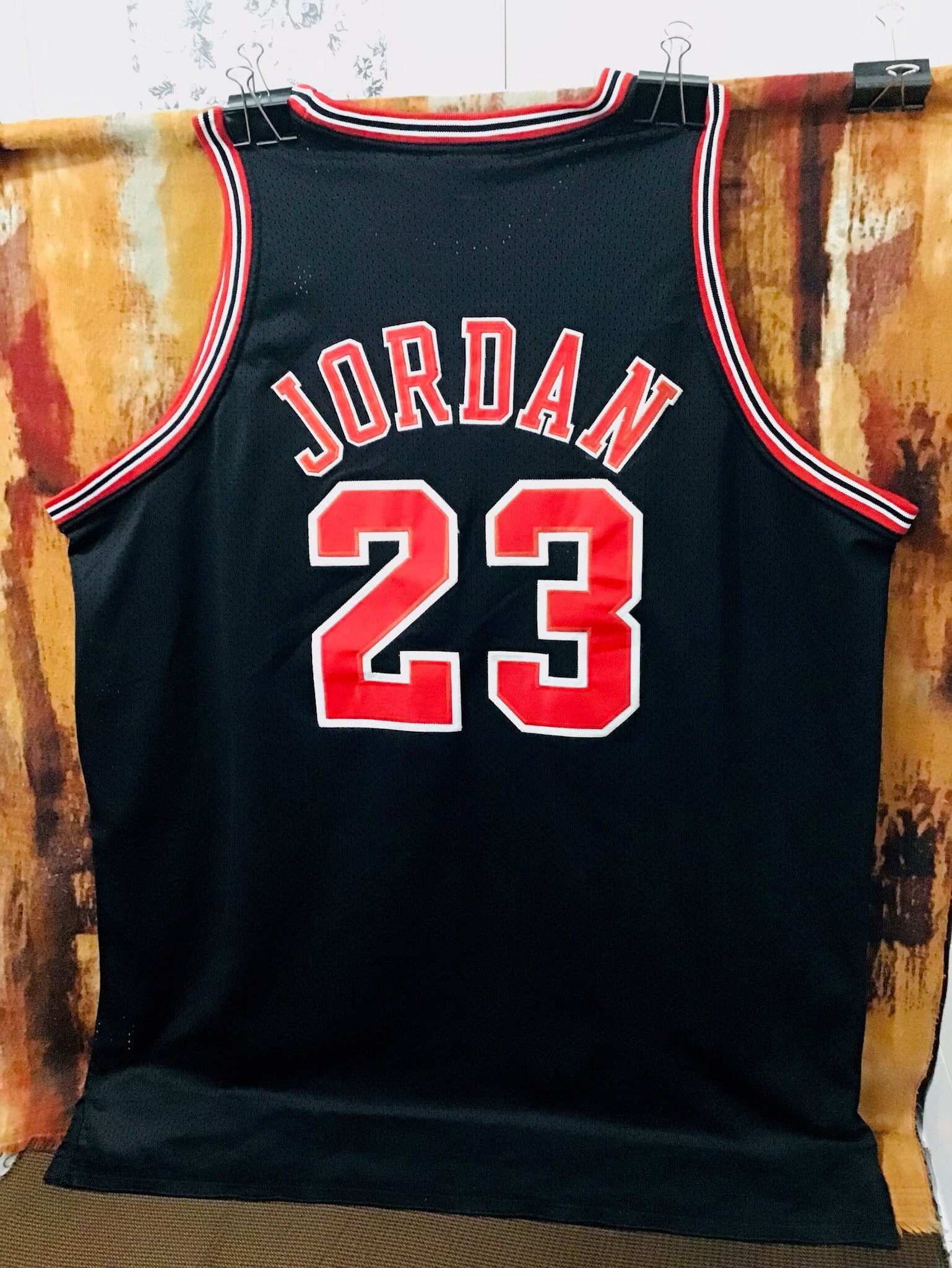 Nba Chicago Bulls Basketball Jersey #23 Jordan W/ Cursive Chicago