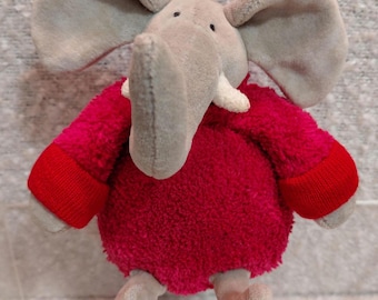 Jellycat Poloneck Peeker 6” Elephant Plush HTF