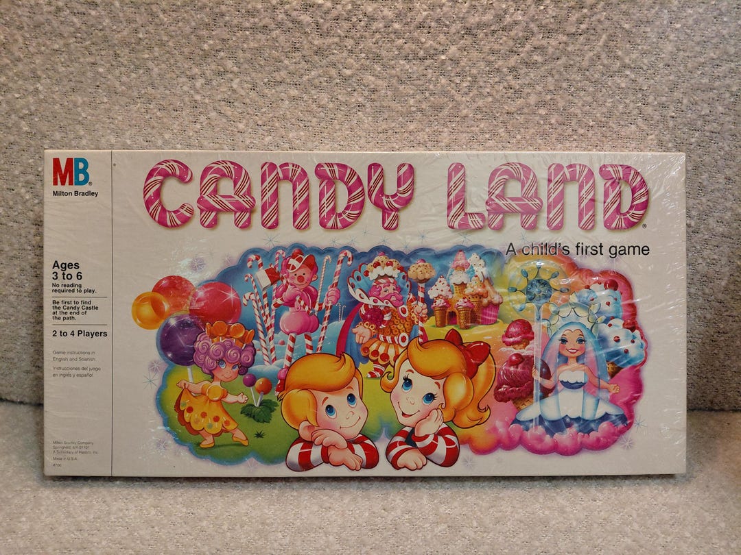 Vintage 1984 Candy Land Board Game Milton Bradley Sealed NOS **new W ...