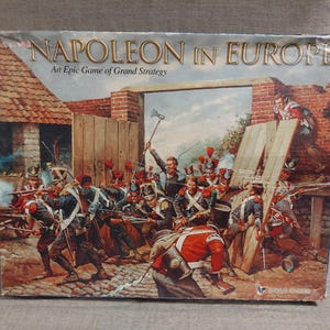 Vintage Eagle 2002 Games Napoleon In Europe Strategy Board Game