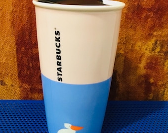 Starbucks Limited Edition Cities FLORIDA Ceramic Travel Mug 12 fl oz