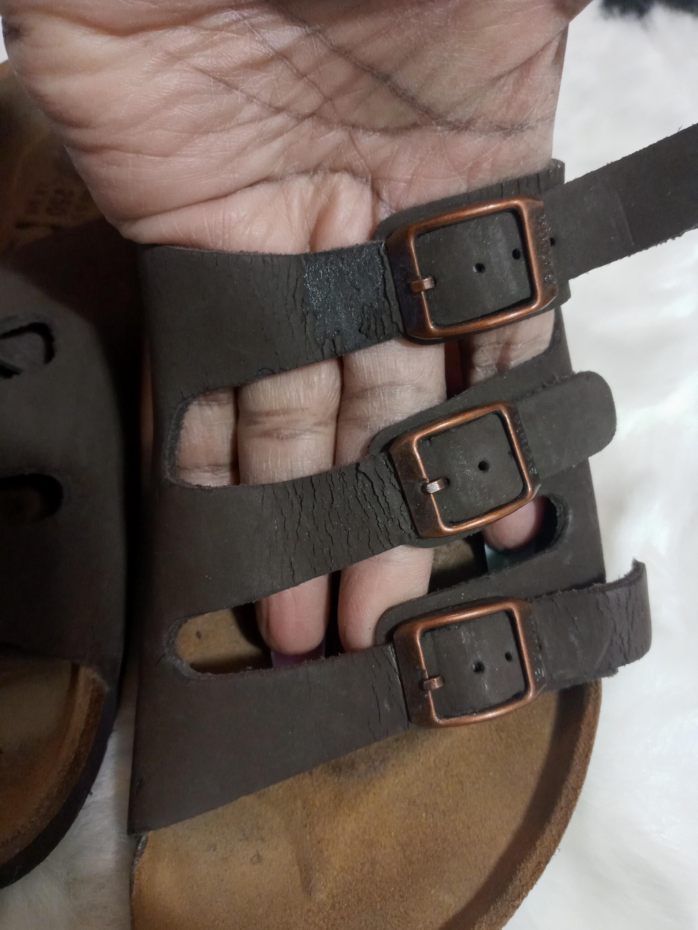 Birkenstock Betula Brown Back Strap Leather Sandals, M13, EUC Amazon.com: Birkenstock Betula Licensed Leo Birko-Flor  main image 2