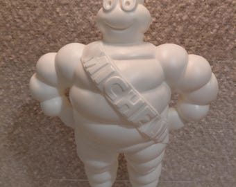 Vintage 1981 Michelin Man Bibendum Resin 13" Classic Automotive Mascot Figure