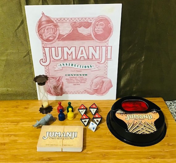 1995 Jumanji The Game Board Game Replacement RHINO Part Piece 