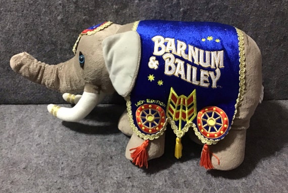 barnum and bailey stuffed elephant