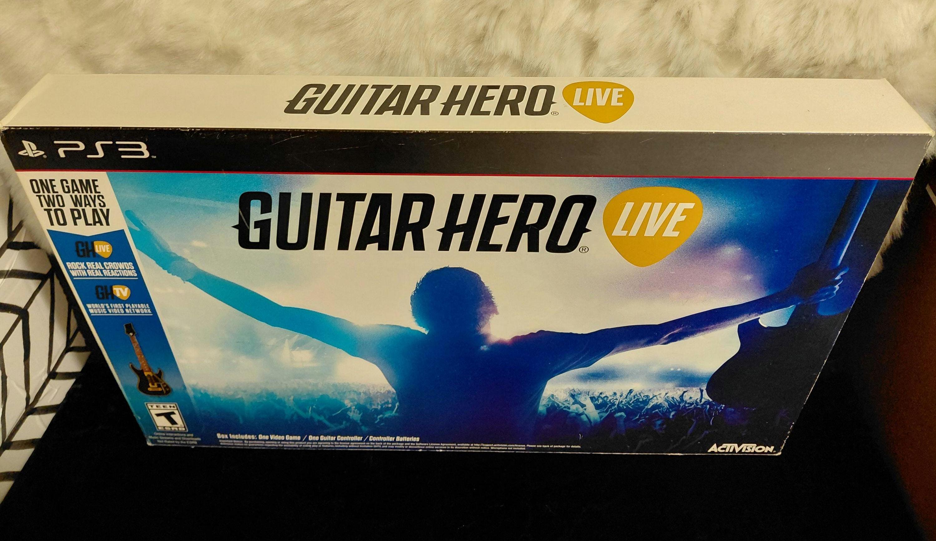 Guitar Hero Live – Neuf Sous Blister Pour PS3 (Jeu Complet, Scellé)