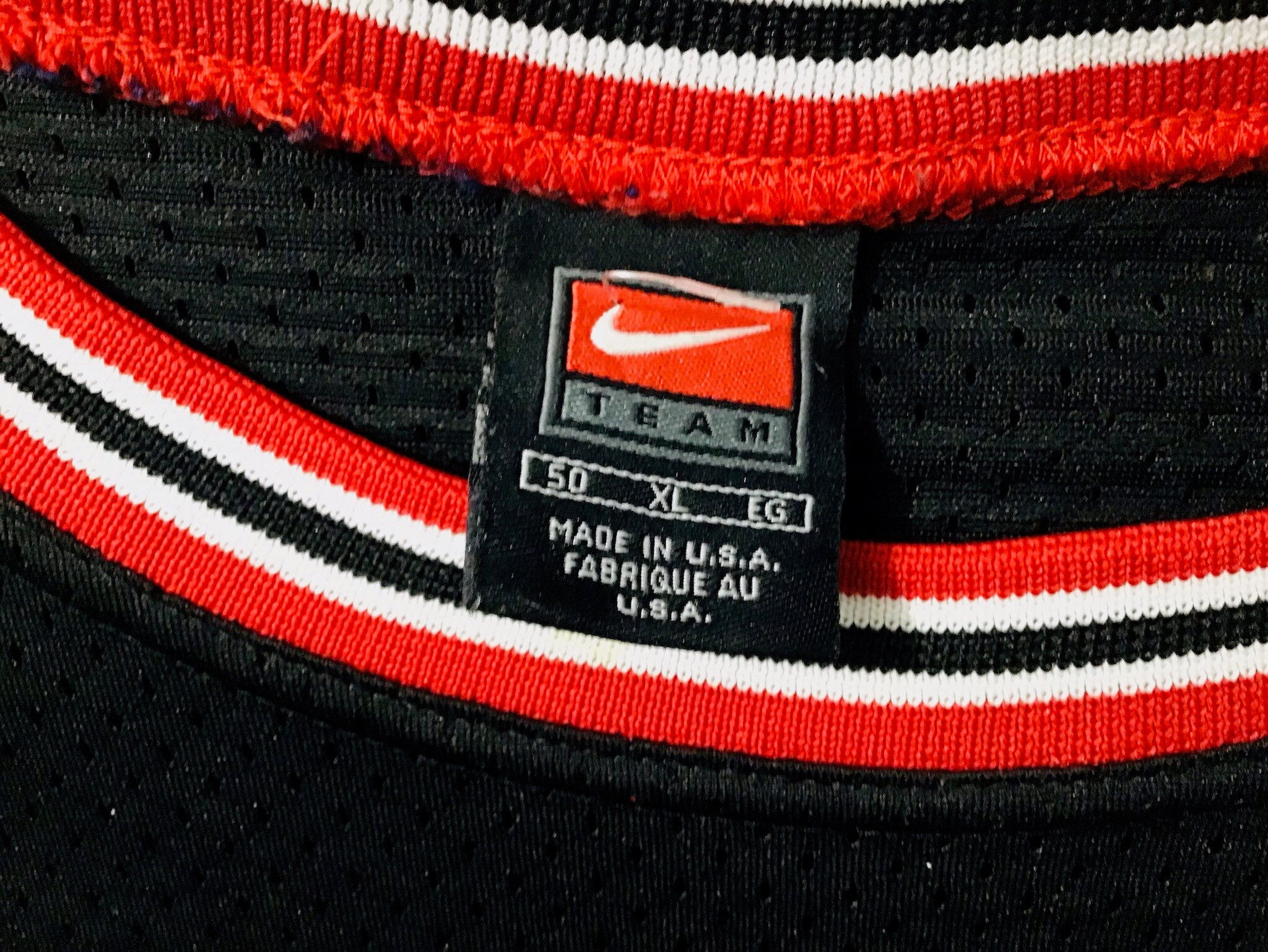 Original Nike 1997-98 Michael Jordan 23 Chicago Bulls Black 