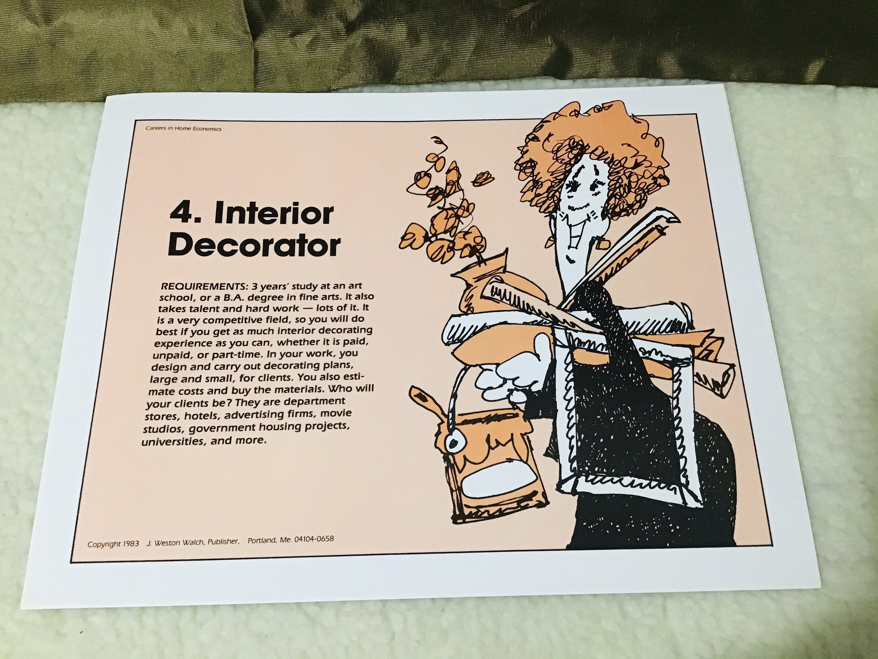 Vintage 80s Home Economics Careers 20 Posters by Vicki Leon J - Etsy