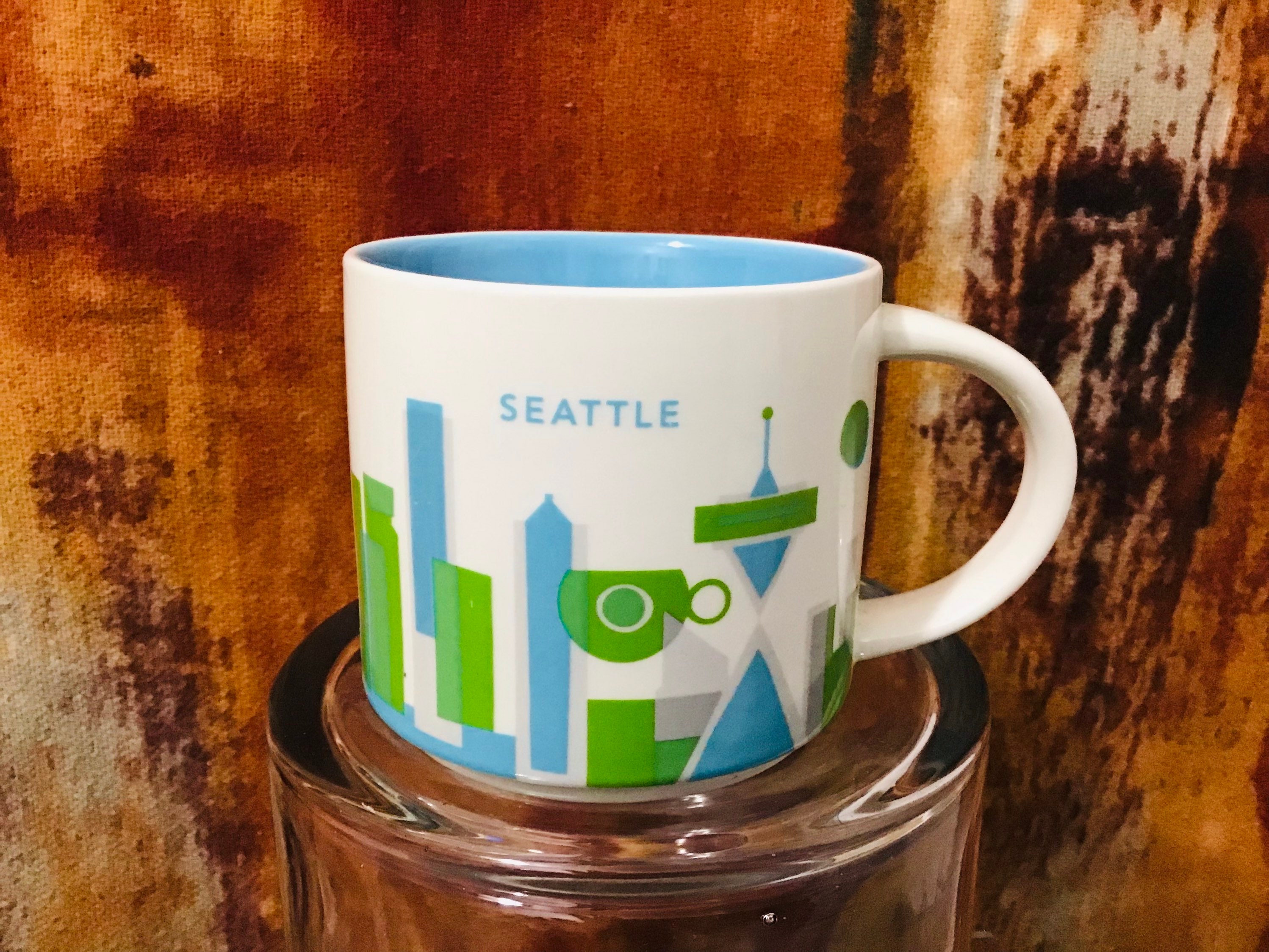 Starbucks Seattle You Are Here Collector Series 14oz Coffee Mug 