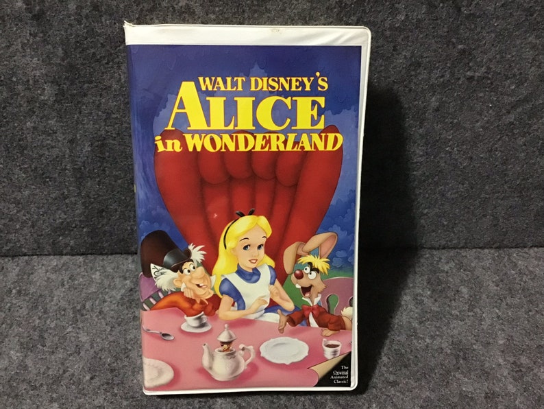 Alice in Wonderland VHS Black Diamond Rare/HTF Vintage | Etsy
