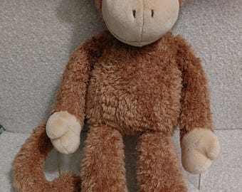 Gund #4756 Max el Mono, Peluche Grande Marrón de 23"