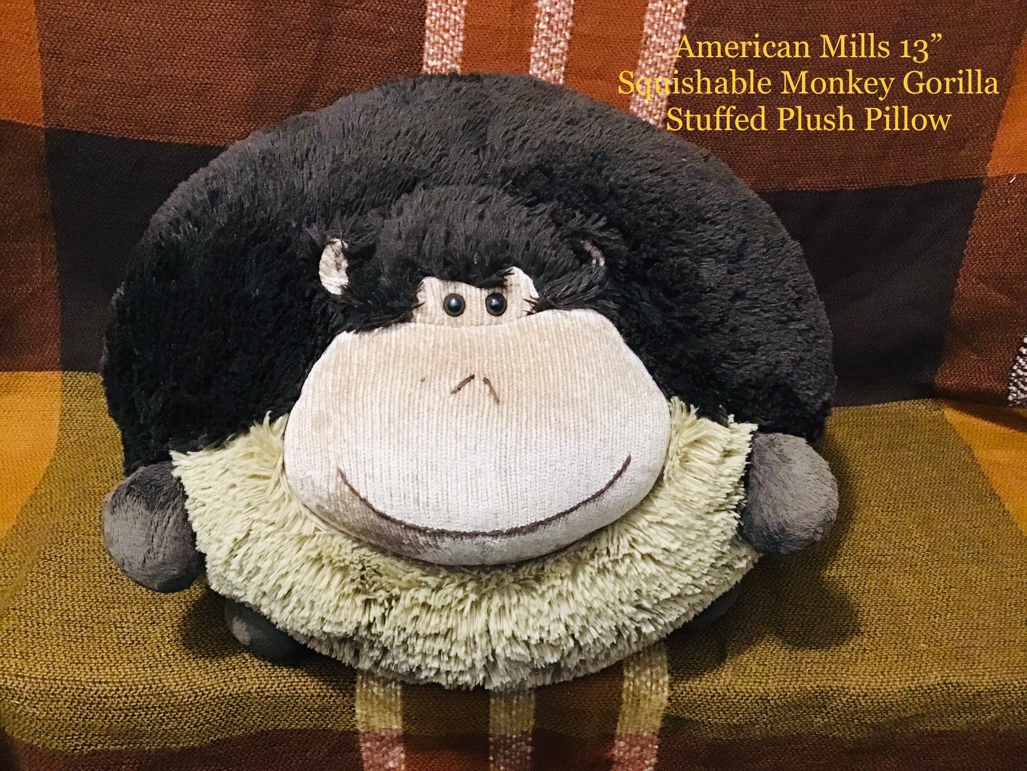 Pillow Pets Gorilla Character Pillows